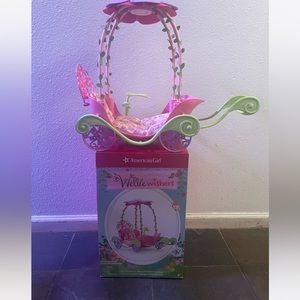American girl doll Wellie wishers magical carriage. WellieWishers are 14.5 inch